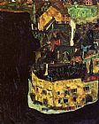 City on the Blue River II by Egon Schiele
